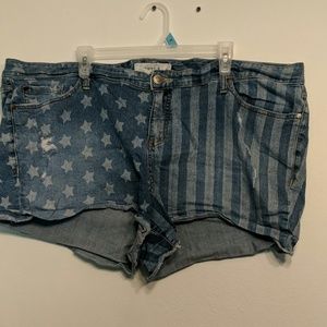 American flag shorts